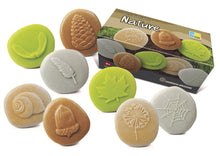 Yellow Door Let’s Investigate Nature Set of 8 Sensory Stone Playdough Sand Toys Sensory Toys Developmental Toys for Toddlers Gifts Idea 2yrs+