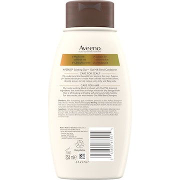 Aveeno Oat Milk Blend Moisturising Conditioner For Damaged Hair 354mL