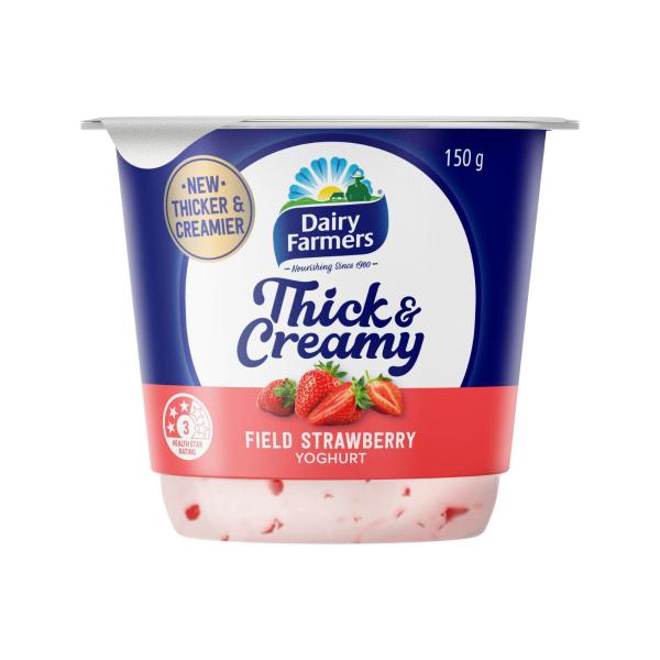 DAIRY FARMERS THICK & CREAMY YOGHURT STRAWBERRY