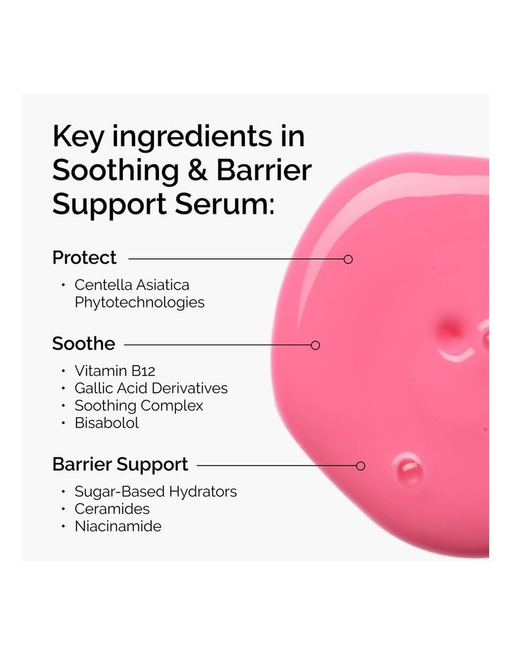 Soothing & Barrier Support Serum for Sensitive Skin, Hydration, Redness, Barrier Repair 30ml