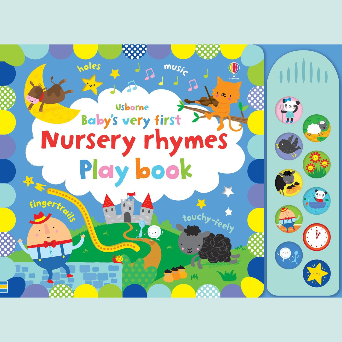 Baby’s Very First Nursery Rhymes Playbook (Board Book) by Fiona Watt Kids Interactive Sound Book