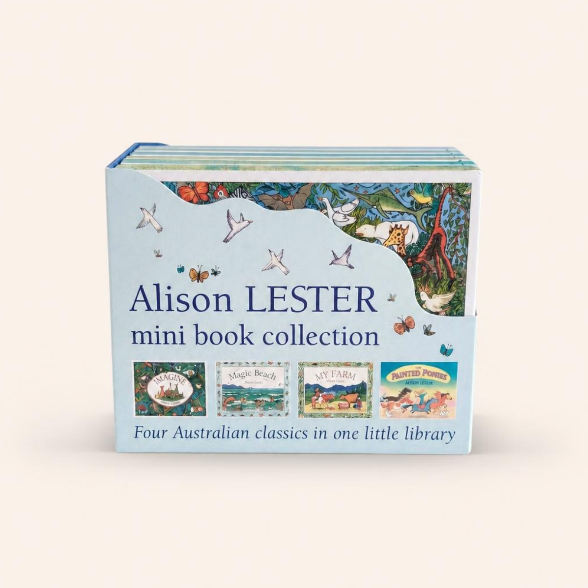 Alison Lester Mini Book Collection Set of 4 (Board Book) Baby Gifts Idea Australian Authors