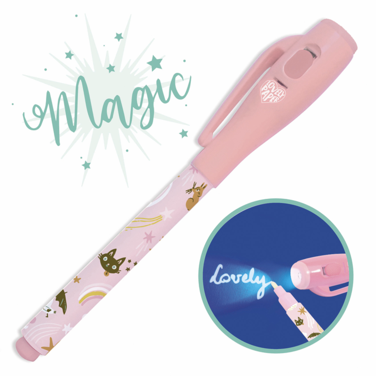 Magic Pen Invisible Ink by Djeco Staionary Art and Crafts for Kids 3yrs+