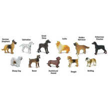 Tube of 11 Dogs Animal Figurines Montessori Language Learning Farm Animals Figurines by Safari Ltd Toob Range Discontinued 3yrs+