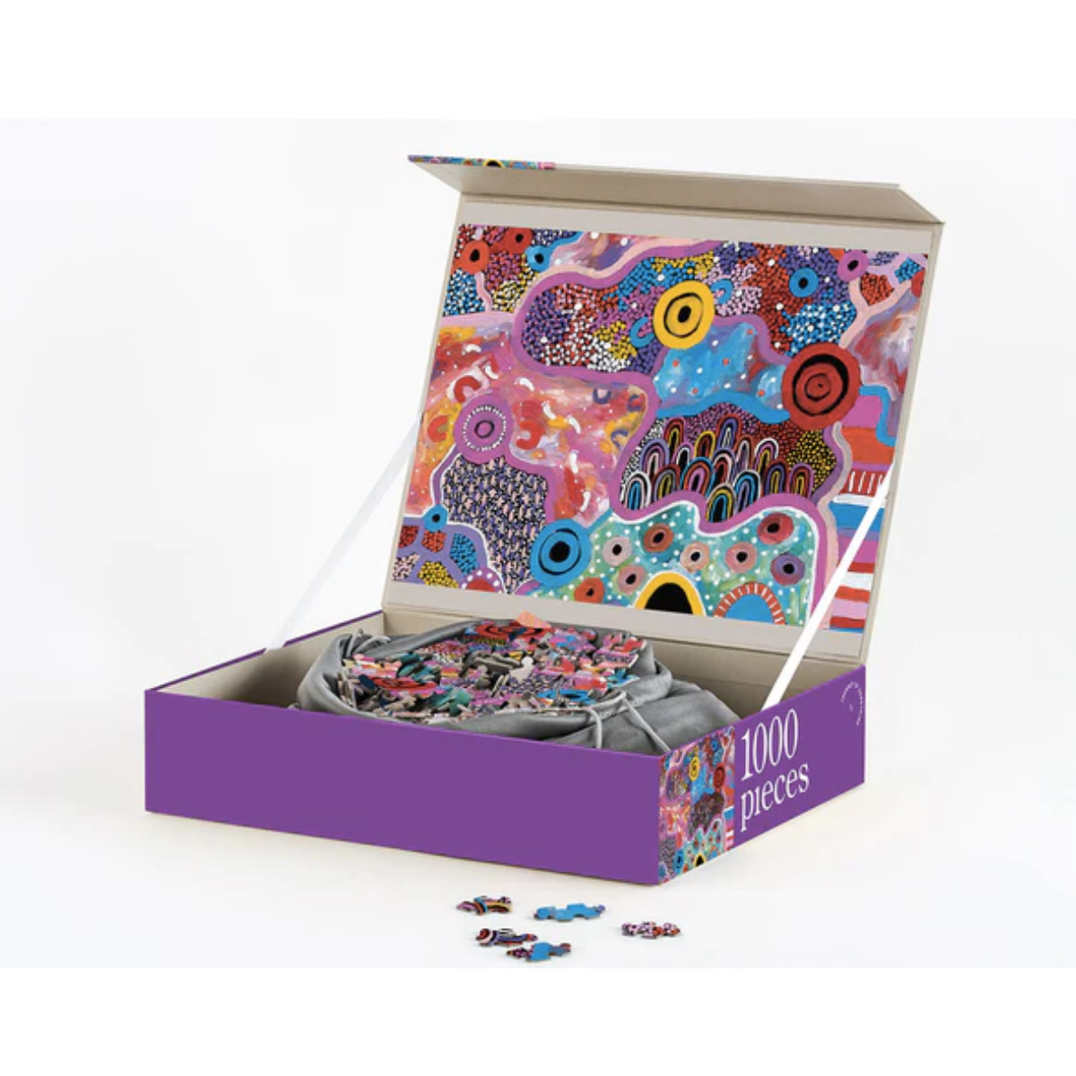 1000 Piece Aboriginal Jigsaw Puzzle  Budgubulla Mulganai by Journey of Something First Nations Resources Aboriginal Symbols DISCONTINUED 12yrs+