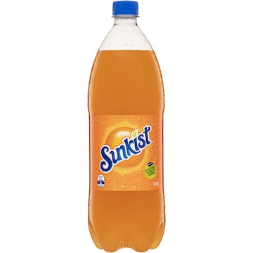 Sunkist Orange Soft Drink Bottle 1.25L