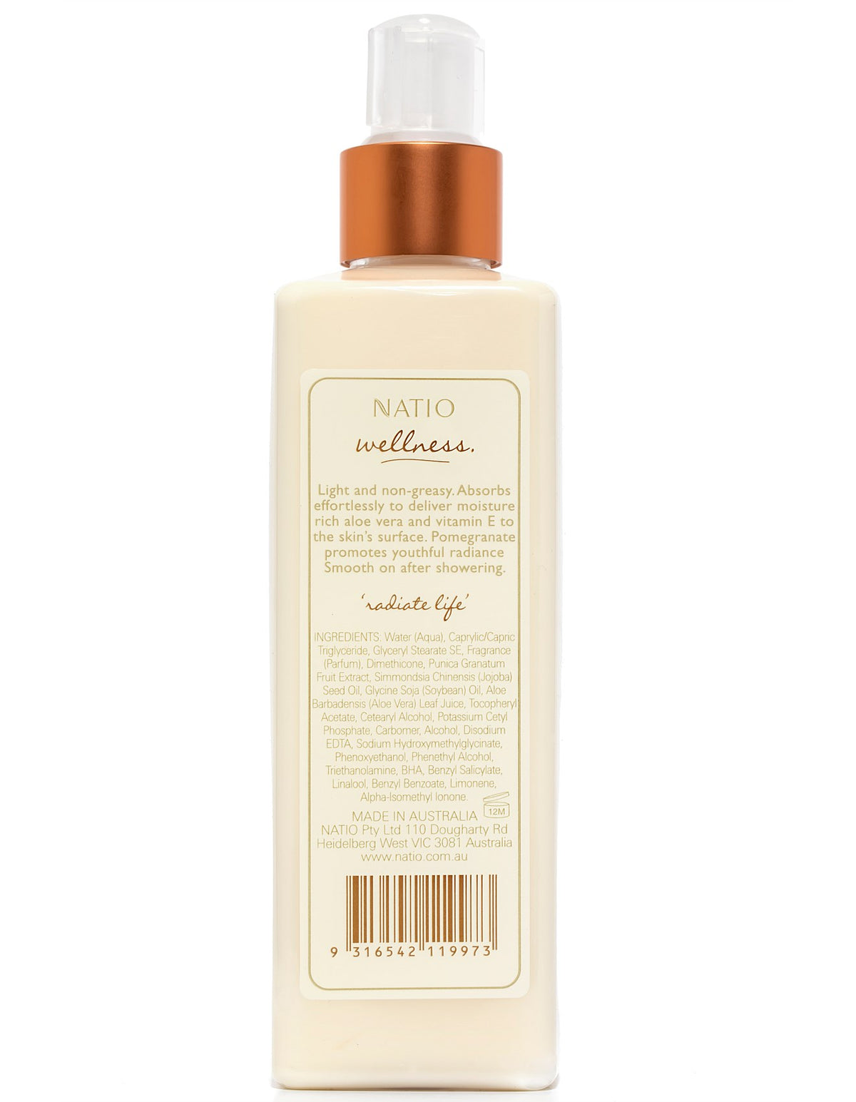 Wellness Body Lotion 240ml