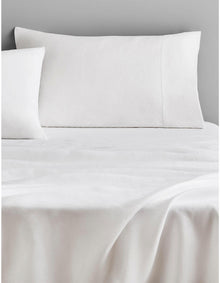 ABBOTSON KING FITTED SHEET -50CM IN WHITE