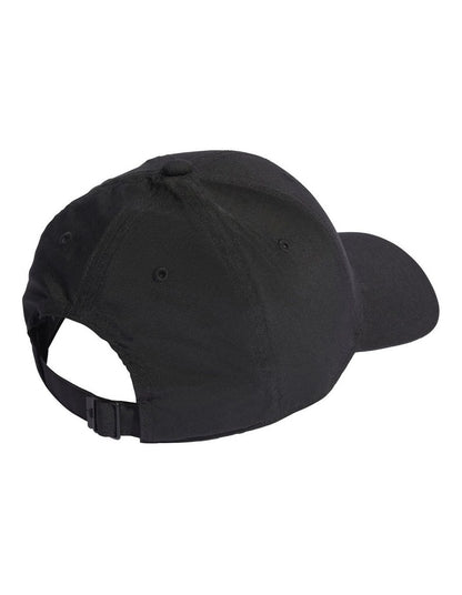 Embroidered Logo Baseball Cap in Black