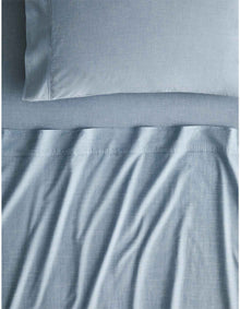 REILLY KING SINGLE SHEET SET IN CHAMBRAY