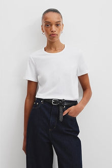 Australian Good Earth Cotton Slub Short Sleeve T-Shirt