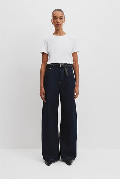 Australian Good Earth Cotton Slub Short Sleeve T-Shirt