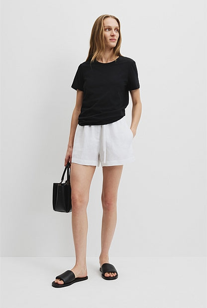 Australian Good Earth Cotton Slub Short Sleeve T-Shirt