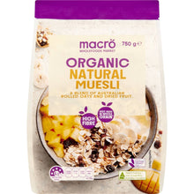 Macro Organic Natural Muesli 750g