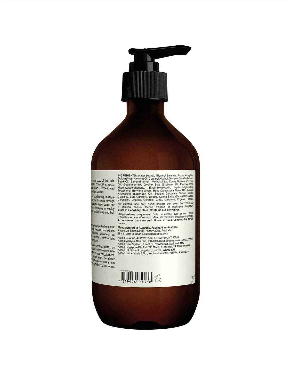 Rose Hair & Scalp Moisturising Masque 500ml