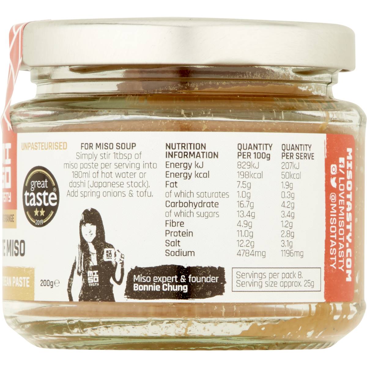 Miso Tasty White Miso Paste 200g