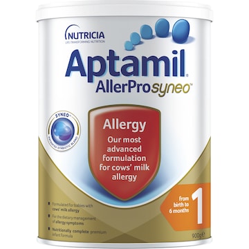 Aptamil Allerpro Syneo 1 Baby Formula Allergy From Birth To 6 Months 900g