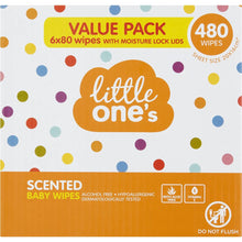 Little One's Baby Wipes Scented 480 Pack