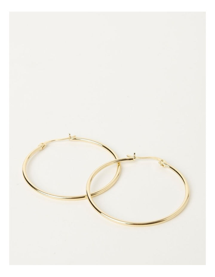 40mm Hoop Earring  in Gold