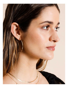 40mm Hoop Earring  in Gold