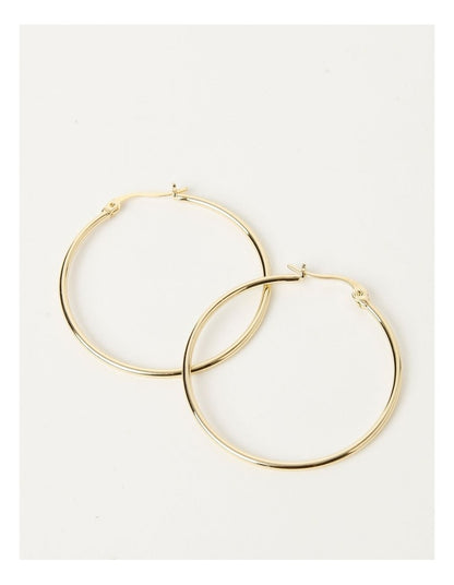 40mm Hoop Earring  in Gold