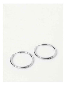 Classic Hoop Earring in Silver