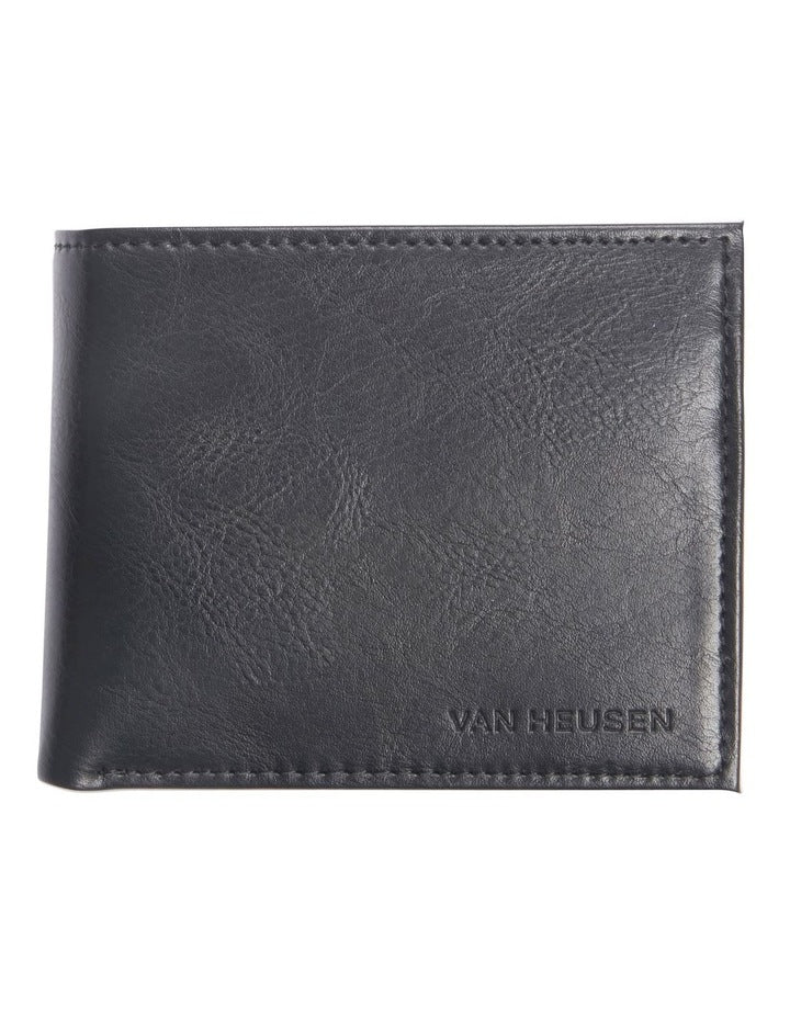 Belt and Wallet Gift Set in Black