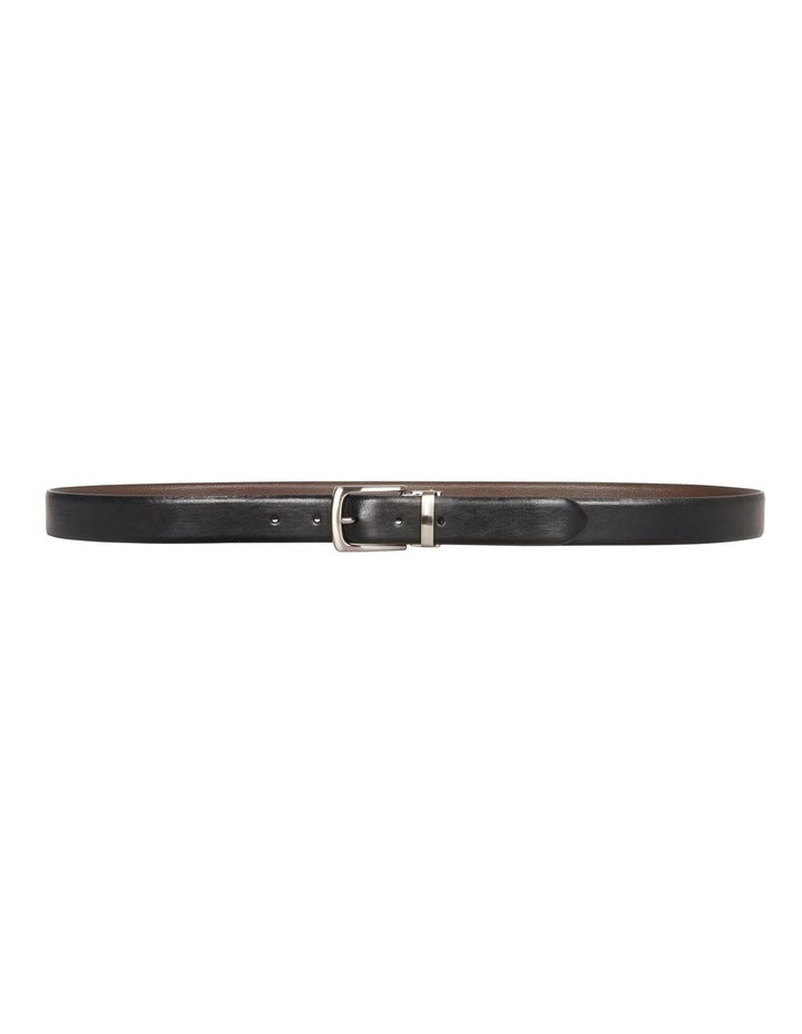 Belt and Wallet Gift Set in Black