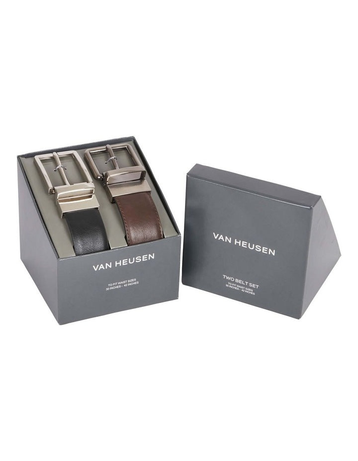 Two Belt Gift Pack in Multi