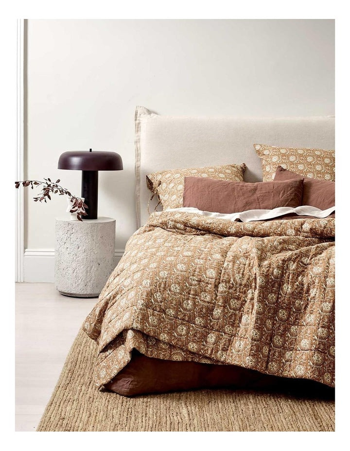 Jaipur Standard Pillowcase in Bronze