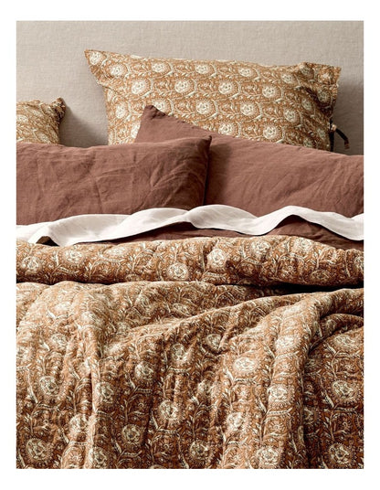Jaipur Standard Pillowcase in Bronze