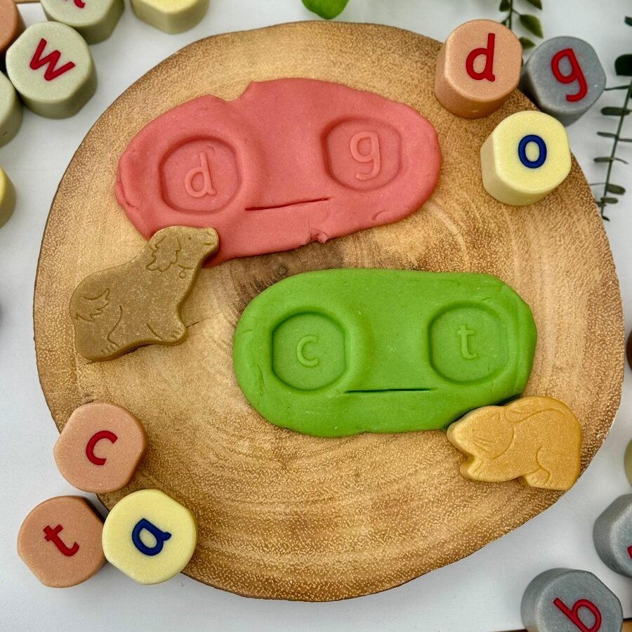 Yellow Door Alphabet Stamping Stones Lowercase Early Literacy Resources Playdough Sand Toys Sensory Toys 2yrs+