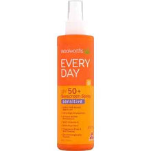Woolworths SPF 50+ Everyday Sensitive Sunscreen Spray 200mL