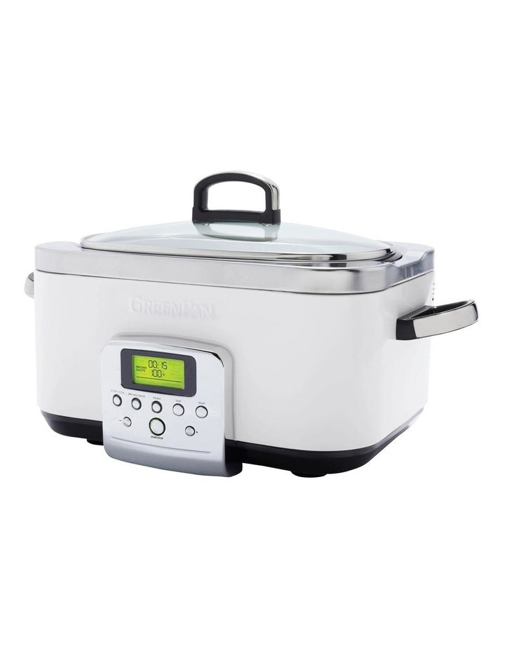 Elite Slow Cooker 6L in Cloud Cream PFAS-free coating