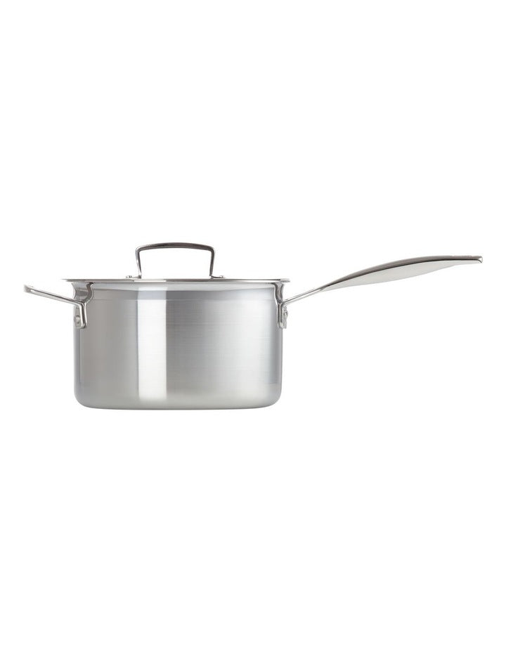 Classic 3-Ply Stainless Steel Saucepan 20cm w Helper Handle