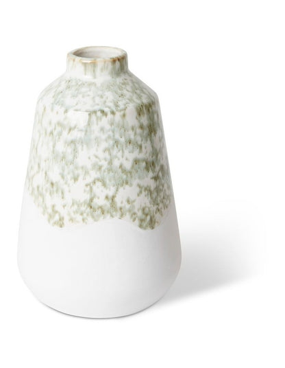 Alyssa Vase in Green/White