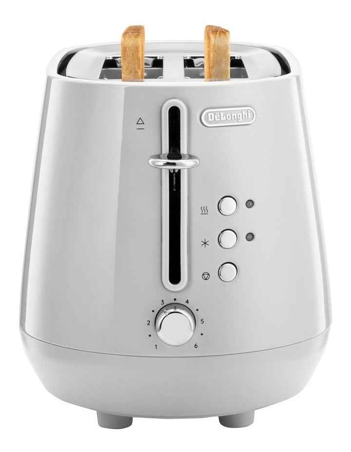 Eclettica 2 Slice Toaster in Whimsical CTY2003W in White