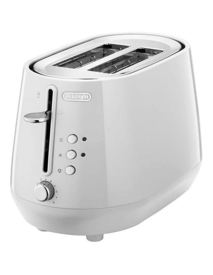 Eclettica 2 Slice Toaster in Whimsical White CTY2003W