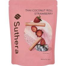 Suthera Thai Coconut Roll Strawberry 70g