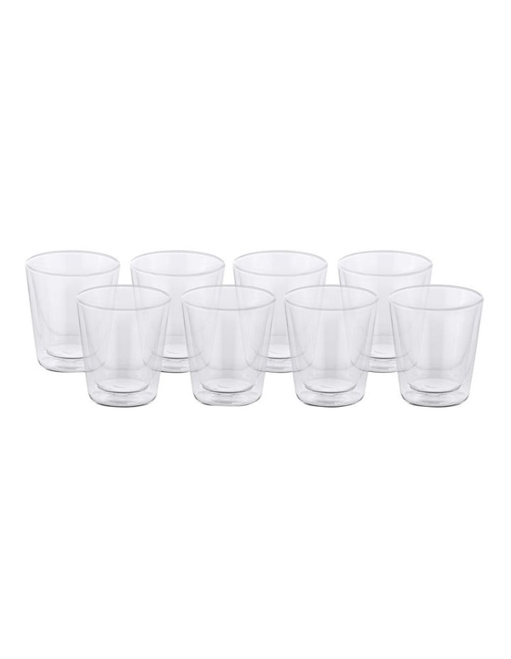 Blend Double Wall Conical Cup 200ml Set of 8 Gift Boxed