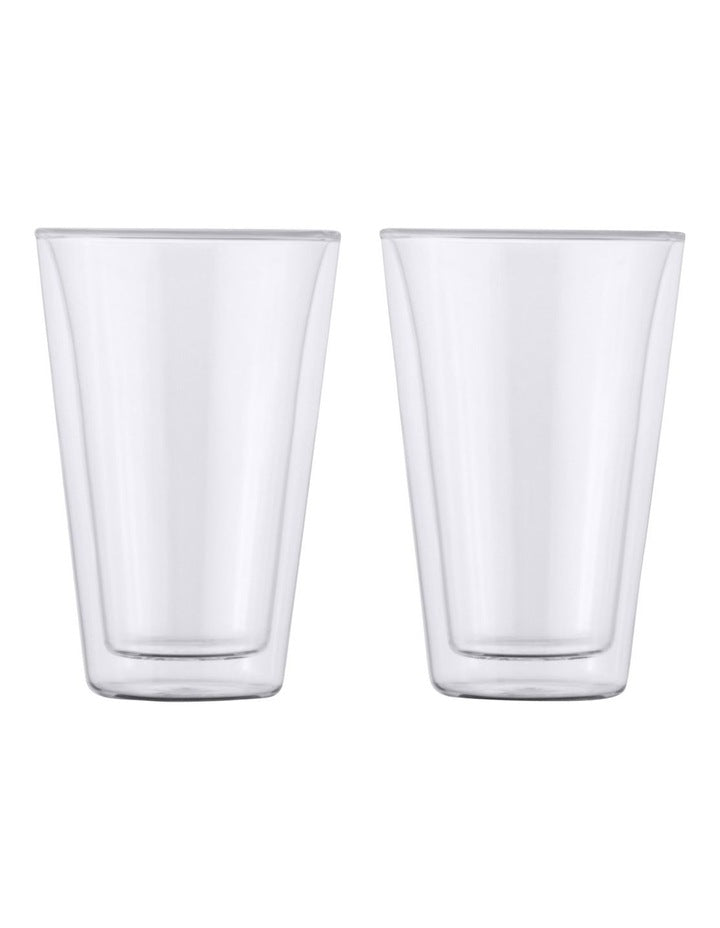 Blend Double Wall Conical Cup Gift Boxed Set of 2 in Clear