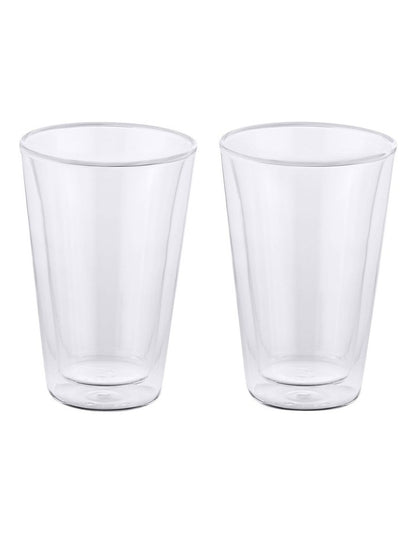Blend Double Wall Conical Cup Gift Boxed Set of 2 in Clear
