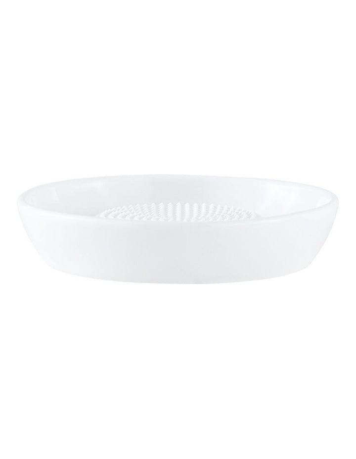 White Basics Ginger/Garlic Grater Gift Boxed  9cm in White