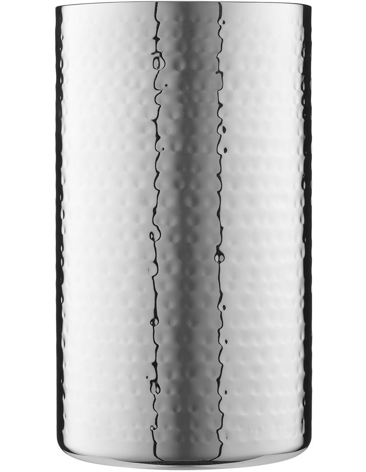 Cocktail & Co Lexington Hammered Wine Cooler Gift Boxed in Silver