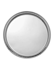 Cocktail & Co Lexington Hammered Round Tray 35.5x2.5cm Gift Boxed in Silver