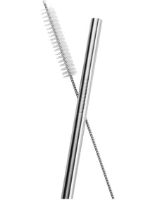 Cocktail & Co Reusable Smoothie Straw Set of 4 With Brush Gift Boxed in Stainless Steel
