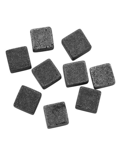 Cocktail & Co Reusable Whisky Stone Set of 9 Gift Boxed in Charcoal