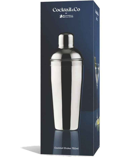 Cocktail & Co Cocktail Shaker 750ml Stainless Steel Gift Boxed