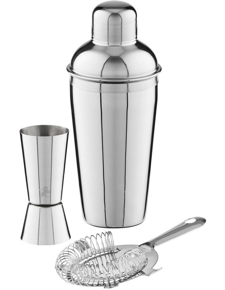 Cocktail & Co Cocktail Set 500ml Set of 3 Stainless Steel Gift Boxed