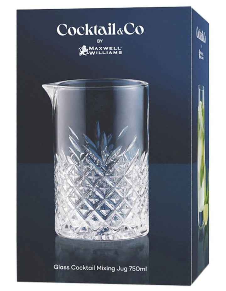 Cocktail & Co Glass Cocktail Mixing Jug 750ml Gift Boxed